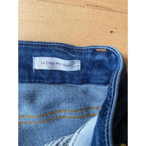 Frame blue "Le Crop Mini Boot" Womens jeans sz 26 - Picture 5 of 7